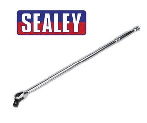 Sealey Breaker Bar 1/2" 450mm Ak7301 18" Drive Flexi Head Knuckle Wrench Ratchet