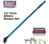Sealey Breaker Bar 600mm 1/2" Drive Power Socket Flexi Knuckle Blue Premier