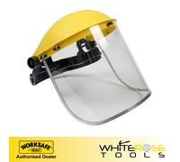 Sealey Brow Guard and Full Face Shield Clear Visor Nylon Comfort Band BSEN166