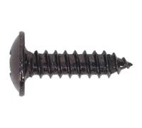 Sealey Self Tapping Screw BST4216 4.2 x 16mm Flanged Head Black Pozi BS 4174 Pack of 100