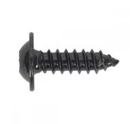 Sealey BST4816 Self-Tapping Screw 4.8 X 16Mm Flanged Head Black Pozi Pack Of 100