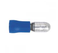 Sealey BT11 Bullet Terminal Ø5Mm Male Blue Pack Of 100