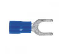 Sealey BT14 Easy-Entry Fork Terminal Ø5.3Mm (2Ba) Blue Pack Of 100