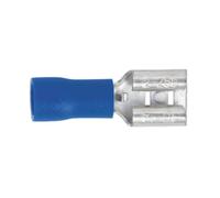 Sealey BT20 Push-On Terminal 6.3mm Female Blue Pack of 100