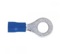 Sealey BT26 Easy-Entry Ring Terminal Ø6.4Mm (1/4in) Blue Pack Of 100
