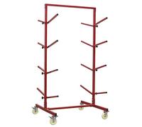 Sealey Bumper Rack Double-Sided 4-Level, 2180mm x 260mm x 250mm, Red - RE55
