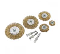 Sealey BWBS08 Wire Brush Set 8Pc Brassed