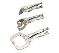 Sealey Clamp Set AK67 C‑Clamp & Welding Clamps 3 Piece