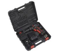 Sealey CP18VLD Cordless Hammer Drill/Driver 10mm 18V 1.5Ah Lithium-ion 2-Speed - Fast Charger