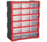 Sealey Cabinet Box 18 Drawer - Red/Black