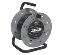 Sealey BCR153T 15m Cable Reel with Thermal Trip 4 x 230V