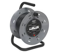Sealey BCR2525 Cable Reel 25M 4 X 230V 2.5Mm² Thermal Trip