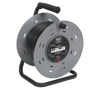 Sealey BCR50 Cable Reel 50M 4 X 230V 1.25Mm² Thermal Trip