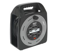 Sealey BCR25CB Cable Reel Box Type 25M 4 X 230V 1.25Mm² Thermal Trip