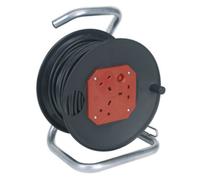 Sealey Cable Reel Extension 25M 4X 230V 1.5mm² Heavy Duty Thermal Trip Cr25/1.5