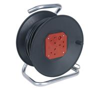 Sealey Cable Reel Extension 50M 4X 230V 1.5mm² Heavy Duty Thermal Trip Cr50/1.5