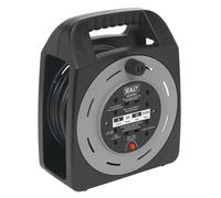 Sealey BCR25CB Cable Reel Box Type 25m 4 x 230V 1.25mm² Thermal Trip