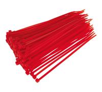 Cable Tie 200 x 4.4mm Red Pack of 100