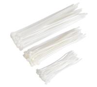 Sealey Cable Zip Ties Wraps Assortment 25 Of Each 3 Sizes White Pack Of 75 Ct75W