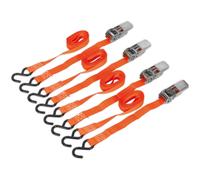 Sealey Cam Buckle Tie Downs Strap 25mm 4m 500kg