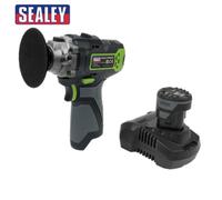 Sealey Car Polisher 10.8V Cordless Sander Polishing Machine Kit 75mm Cp108Vcp