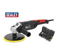 SEALEY CAR POLISHER DIGITAL SANDER POLISHING MACHINE 180MM 1100W & CASE ER1700PD