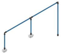 Sealey CASKIT228, 28mm-CASKIT228 John Guest 12m 2-Drop Air Supply System Kit, 28mm, Blue