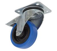 Castor Wheel Swivel Plate with Total Lock Ø100mm