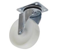 Sealey Swivel Plate Castor White Polyamide 125mm