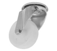Sealey Castor Wheel 80mm Bolt Hole Swivel 150kg Load Capacity Nylon SCW480SBEM