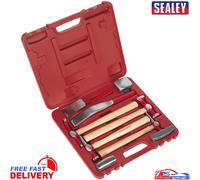 Sealey CB58 9pc Panel Beating Set Bodywork Repair Kit with Case
