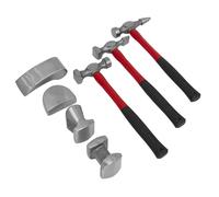 Sealey CB707 Drop-Forged Panel Beating Set with Fibreglass Shafts 7pc