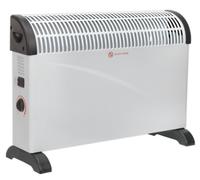 Sealey CD2005 Convector Heater with 3 Heat Settings Thermostat 2000W/230V [EEK: A]