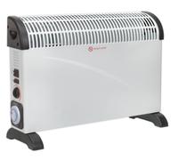 Sealey CD2005TT Electric Turbo Fan Convector Heater with Timer 240v