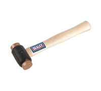 Sealey CFH02 Premier Copper Faced Hammer with Hickory Shaft 1.75lb