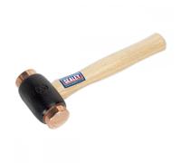 Sealey CFH04 Copper Faced Hammer 4.3Lb Hickory Shaft
