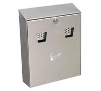 Sealey Cigarette Bin Wall-Mounting Stainless Steel Rcb02