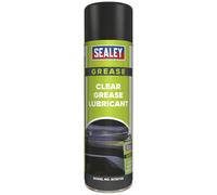 Sealey Clear Grease Lubricant Spray 500ml Pack of 1