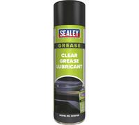 Sealey Clear Grease Lubricant Spray 500ml Pack of 1
