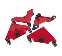 Sealey 4 Piece Castor Fitted Corner Movers / Dollies
