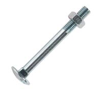 Sealey CBN875 Coach Bolt & Nut Din 603 - M8 X 75Mm Zinc Pack Of 50