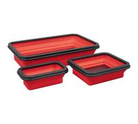 Sealey APCMTS Collapsible Magnetic Parts Tray Set of 3 Workshop Tool