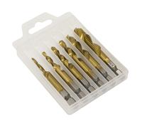 Sealey Ak3025 Combination Drill & Tap Bit Set 6Pc