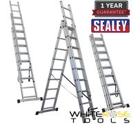 Sealey ACL3 Aluminium Extension Combination Ladder 3x9 EN 131
