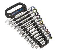 Sealey Combination Ratchet Spanner Set, 12pc - Platinum Series - AK63949