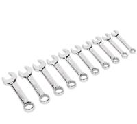 Sealey Combination Spanner Set 10pc Stubby Metric Premier Range 10mm - 19mm