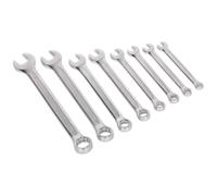 Sealey Combination Spanner Set 8pc Cold Stamped Metric