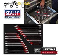 Sealey Combination Spanner Set Cold Stamped Metric Imperial EVA Premier 23pc