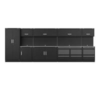 Sealey APMSSTEEL Premier 5.6M Storage System - Stainless Worktop
