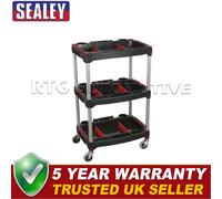 Sealey Composite Workshop Trolley with Parts Storage 3-Level CX313